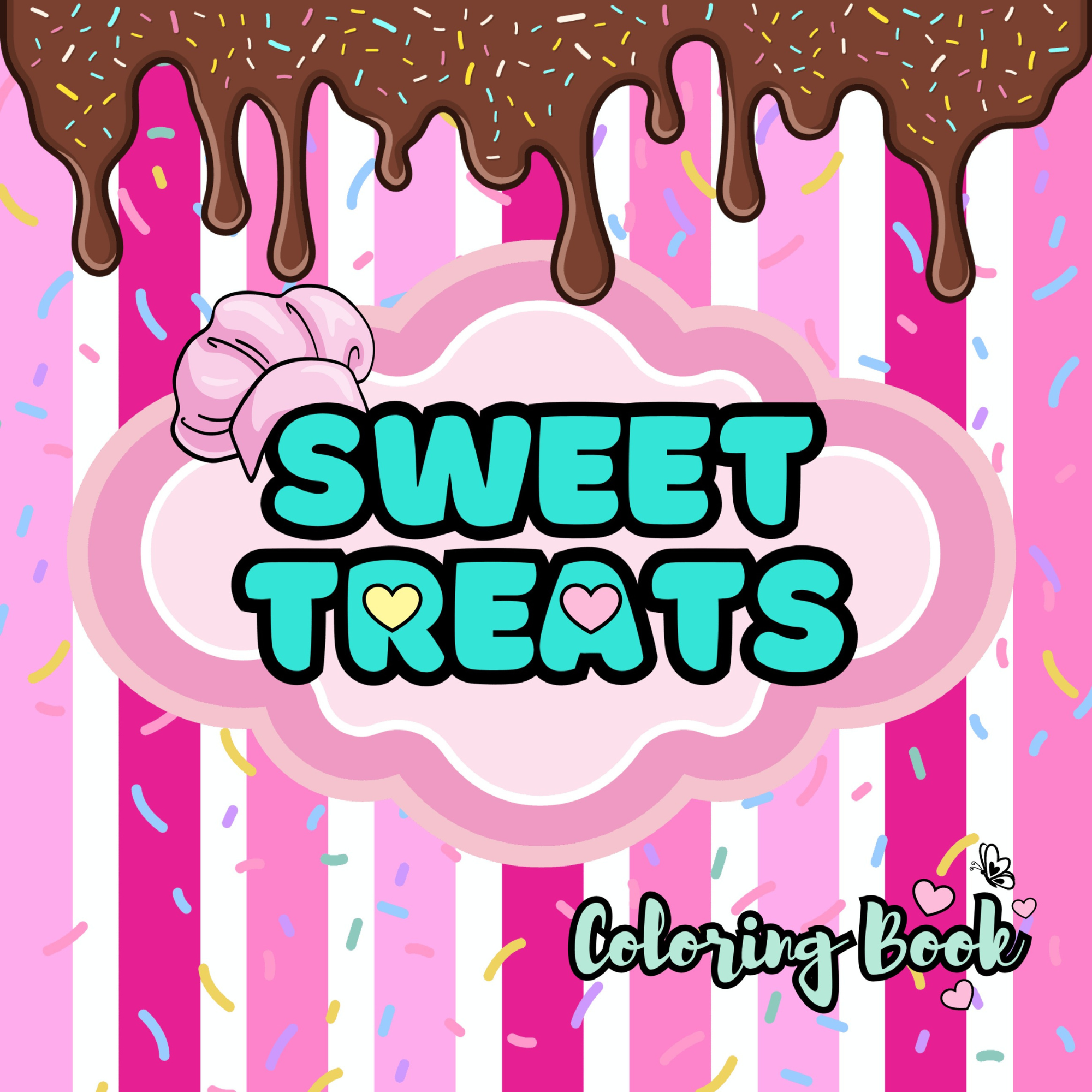 cute food adventures coloring book for tweens and kids and adults